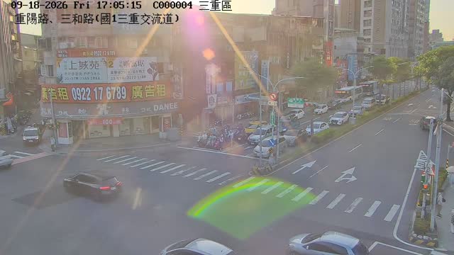 三重區重陽路、三和路(國1三重交流道)