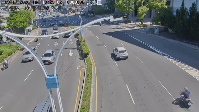 淡水區民權路、187巷前200公尺