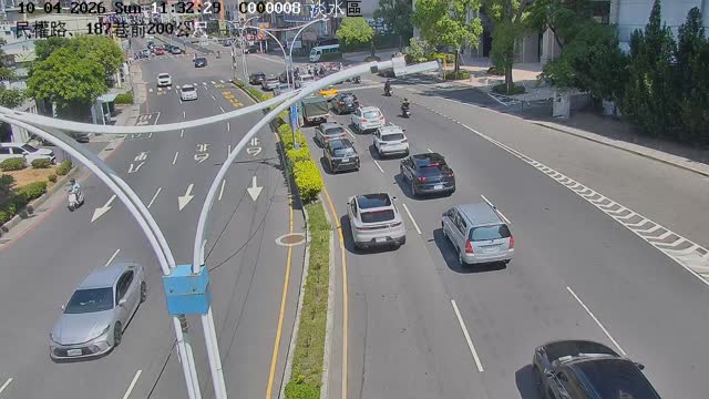 淡水區民權路、187巷前200公尺