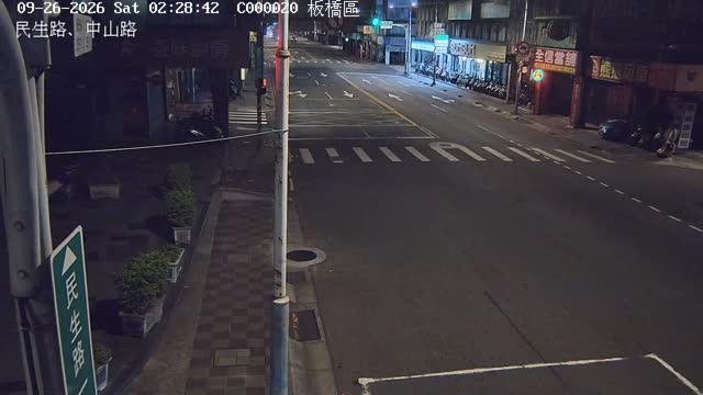 板橋區民生路、中山路