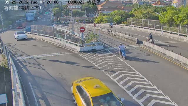 板橋區新海橋(堤防上方)