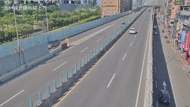 中和區台64線於錦和路上方