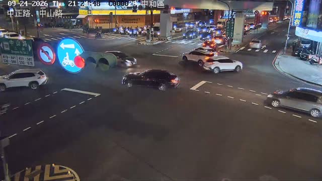 中和區中正路、中山路