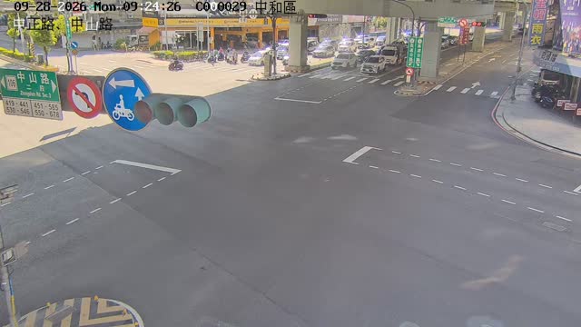 中和區中正路、中山路