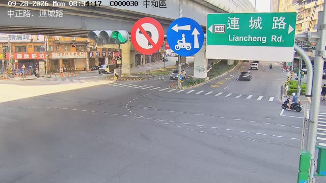 中和區中正路、連城路