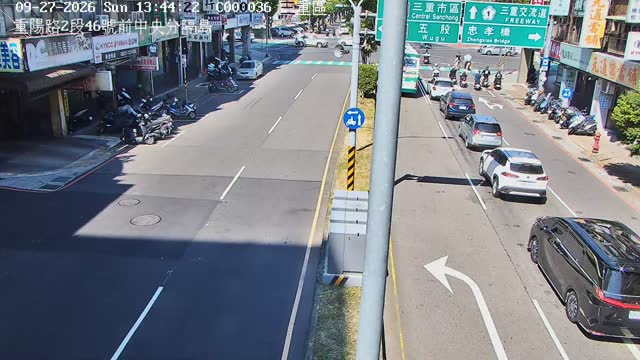 重陽路2段46號前中央分隔島