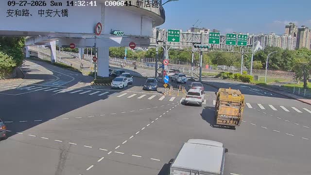 新店區安和路、中安大橋