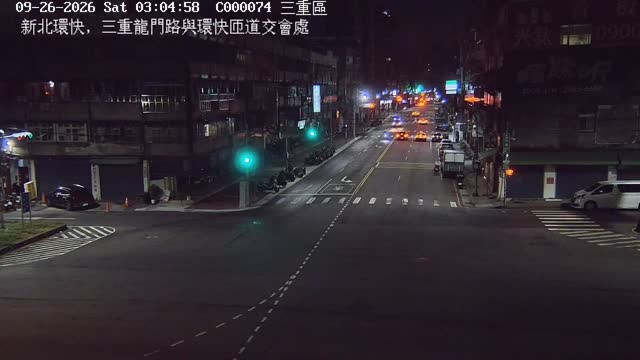 新北環快，三重龍門路與環快匝道交會處