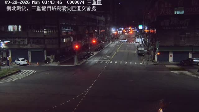 新北環快，三重龍門路與環快匝道交會處