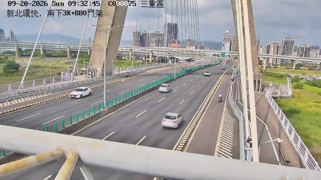 新北環快，南下3K+880門架