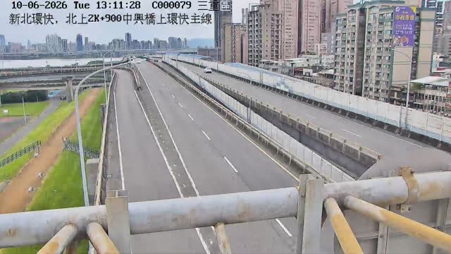 新北環快，北上2K+900中興橋上環快主線