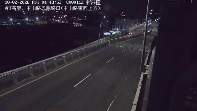 新莊區台1高架，新北大道思源路口(新北大道東向上方)