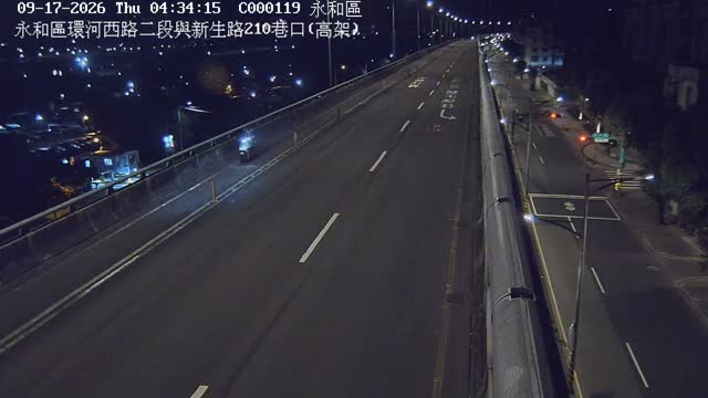 永和區環河西路二段與新生路210巷口(高架)
