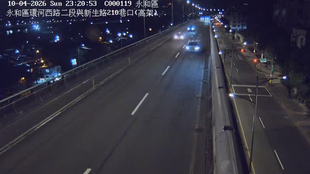 永和區環河西路二段與新生路210巷口(高架)