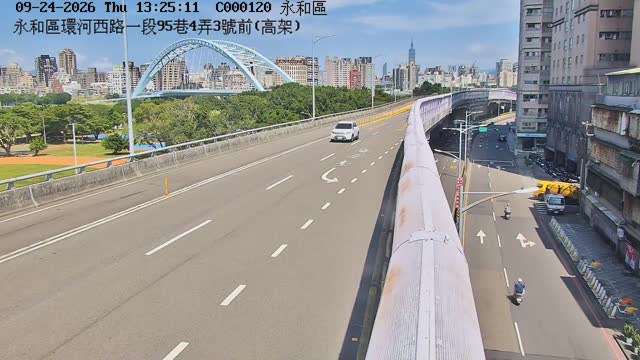 永和區環河西路一段95巷4弄3號前(高架)