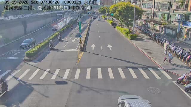 永和區環河東路二段、豫溪街191巷口(往新店側)