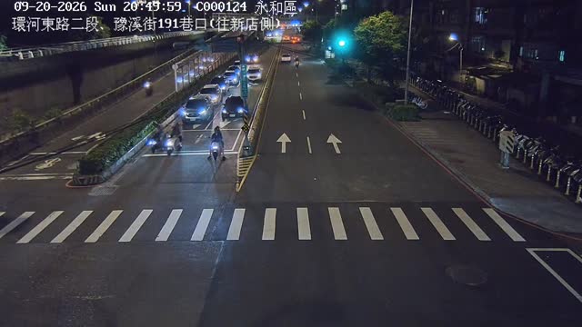 永和區環河東路二段、豫溪街191巷口(往新店側)