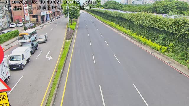 永和區環河東路二段、豫溪街191巷口(往板橋側)
