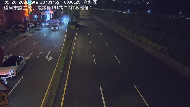 永和區環河東路二段、豫溪街191巷口(往板橋側)