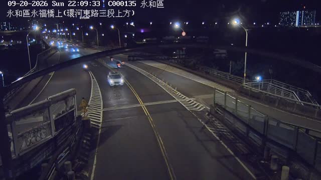 永和區永福橋上(環河東路三段上方)