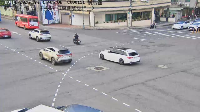 新店區環河路、中央路口(東側號誌桿上)