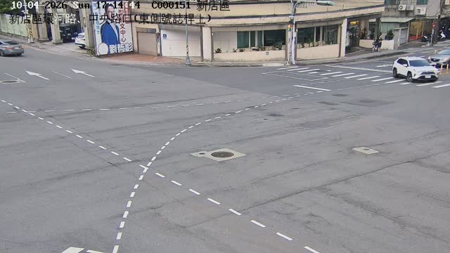 新店區環河路、中央路口(東側號誌桿上)