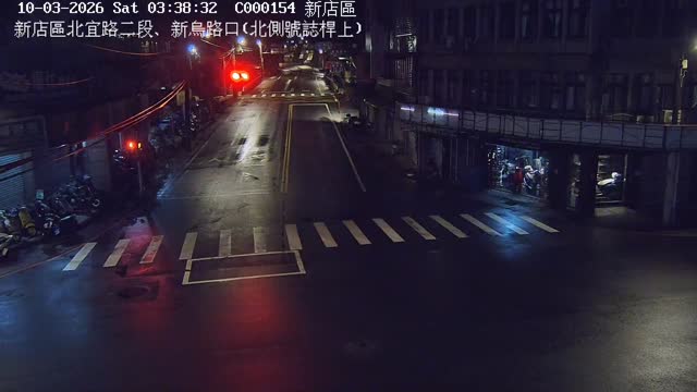 新店區北宜路二段、新烏路口(北側號誌桿上)