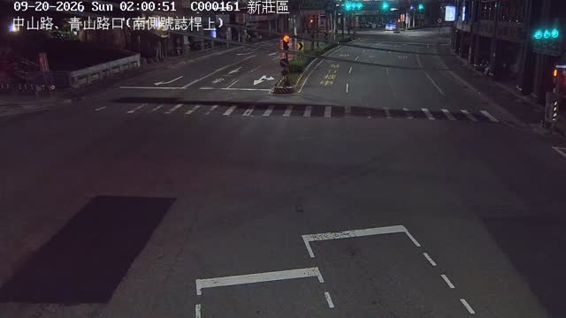 新莊區新北大道、青山路口(南側號誌桿上)