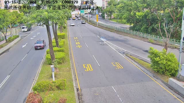 三峽區復興路、國3南下匝道口(西側號誌桿上)