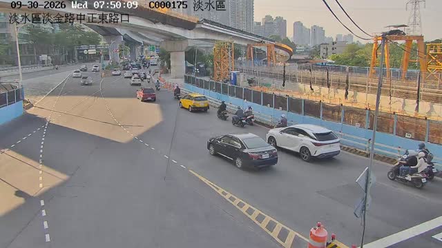 淡水區淡金路中正東路口