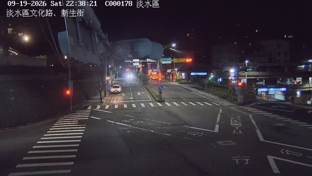 淡水區文化路、新生街口
