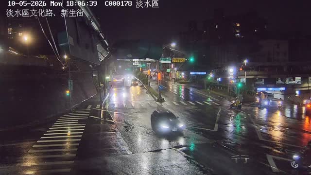 淡水區文化路、新生街口