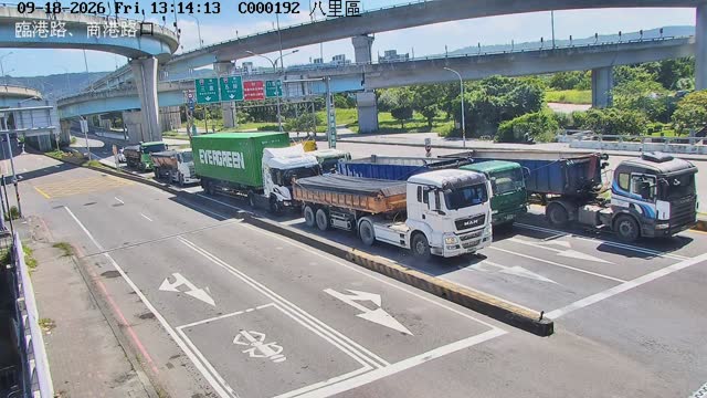八里區臨港路商港路口