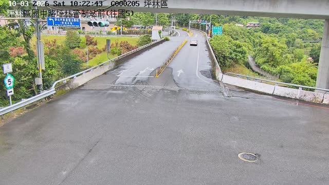 坪林區國中路坪林管制站前(往國5)