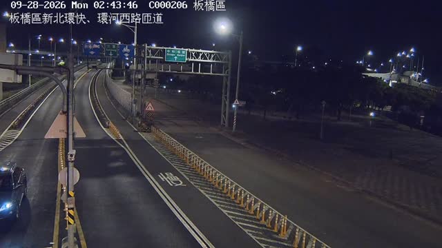 板橋區新北環快、環河西路匝道