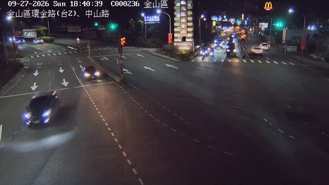 金山區環金路(台2)、中山路