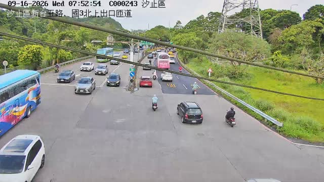 汐止區新台五路、國3北上出口匝道