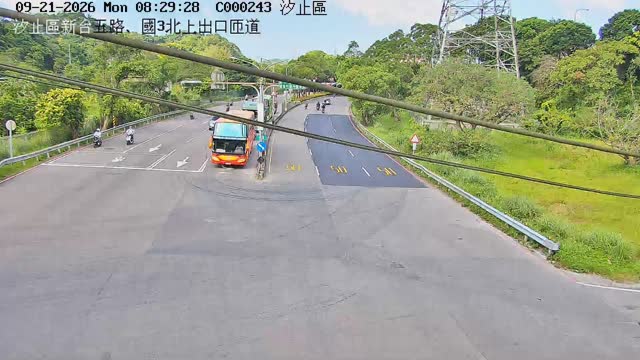 汐止區新台五路、國3北上出口匝道