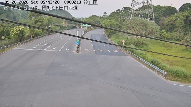 汐止區新台五路、國3北上出口匝道