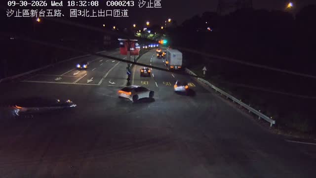 汐止區新台五路、國3北上出口匝道