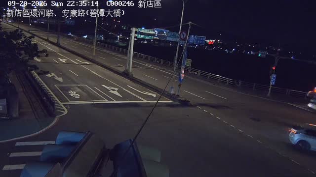 新店區環河路、安康路(碧潭大橋)