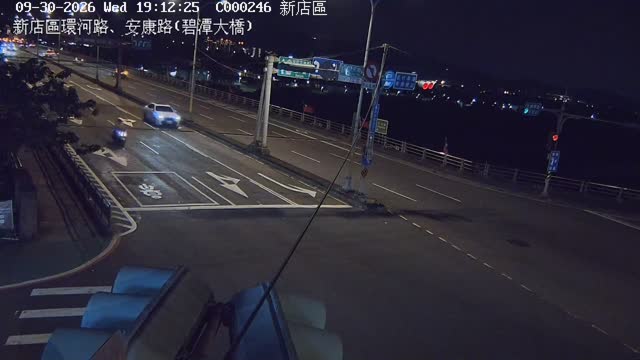 新店區環河路、安康路(碧潭大橋)