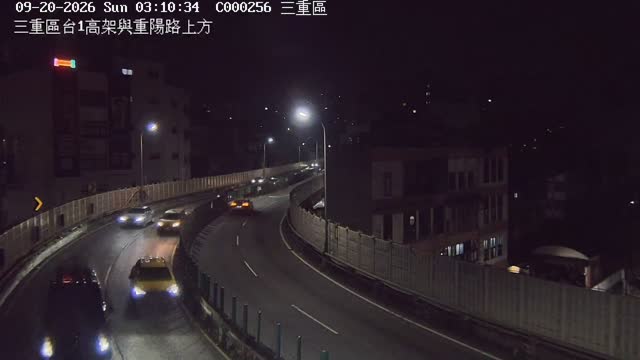 三重區台1高架與重陽路上方