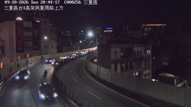 三重區台1高架與重陽路上方