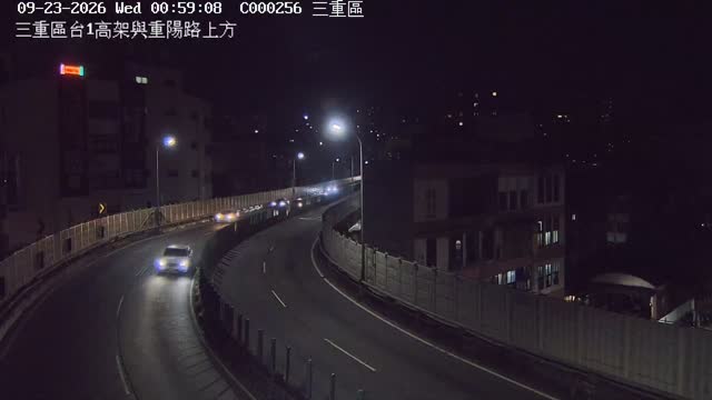 三重區台1高架與重陽路上方