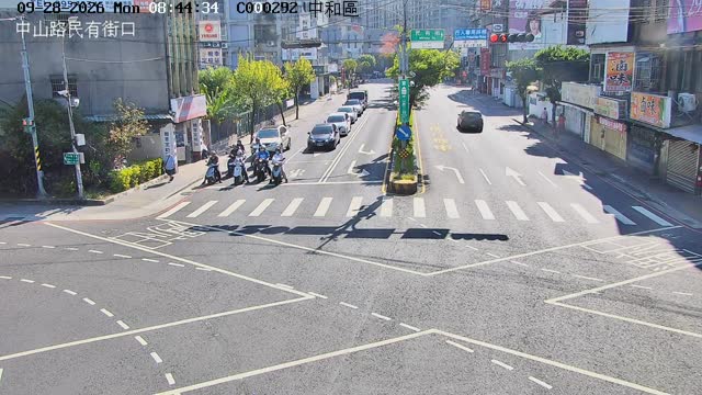 中和區中山路民有街口