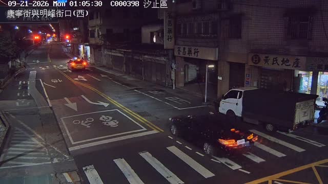 汐止區康寧街與明峰街口(西)