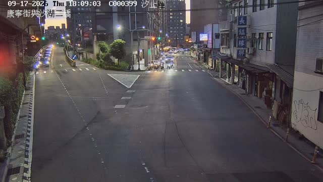 汐止區康寧街與汐湖二橋