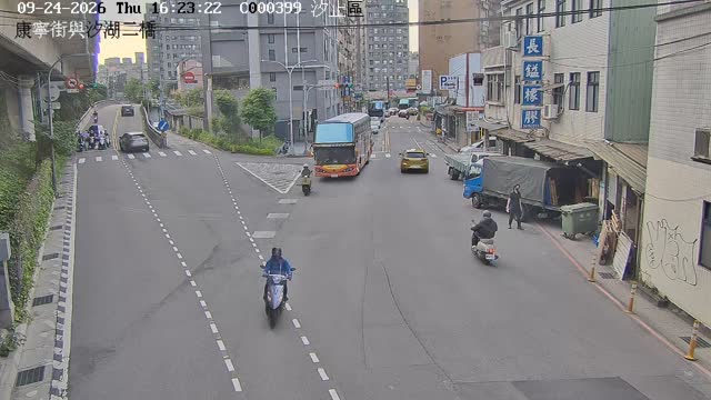 汐止區康寧街與汐湖二橋