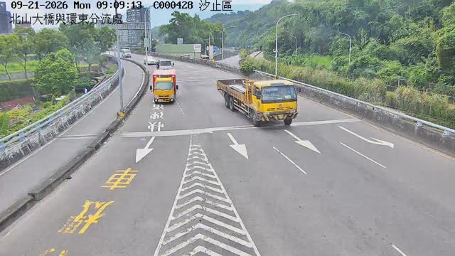 北山大橋與環東分流處
